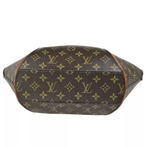 AUTHENTICITY GUARANTEED LOUIS VUITTON LV Logo Ellipse MM Hand Bag Monogram - Picture 6 of 16